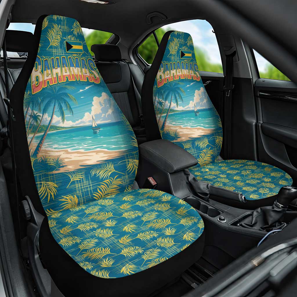 Bahamas Car Seat Cover with Tropical Beach Sunset Palm Tree Ocean Spirit
