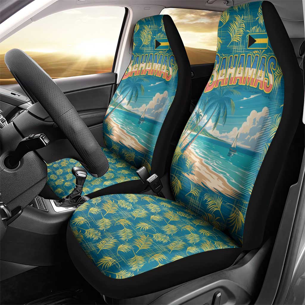 Bahamas Car Seat Cover with Tropical Beach Sunset Palm Tree Ocean Spirit