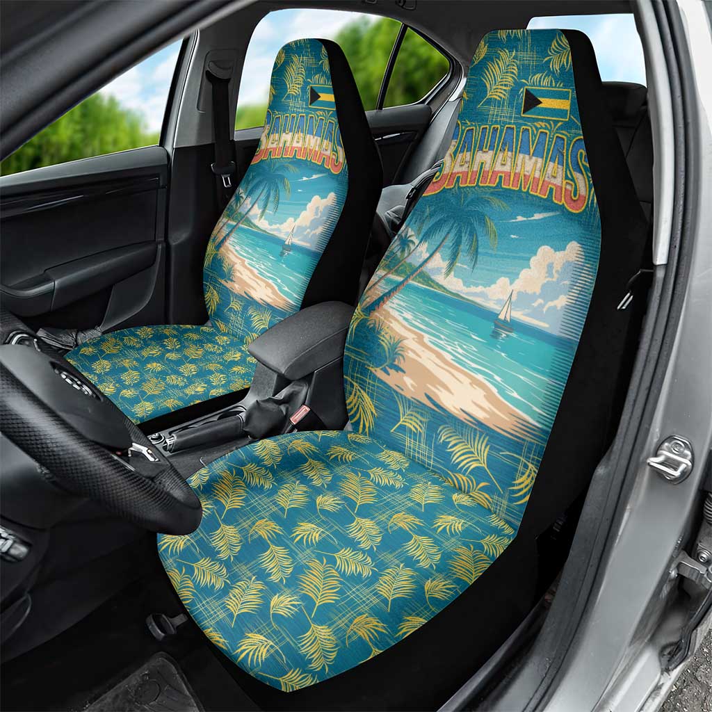 Bahamas Car Seat Cover with Tropical Beach Sunset Palm Tree Ocean Spirit