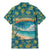 Bahamas Family Matching Mermaid Dress and Hawaiian Shirt with Tropical Beach Sunset Palm Tree Ocean Spirit