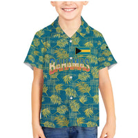 Bahamas Family Matching Mermaid Dress and Hawaiian Shirt with Tropical Beach Sunset Palm Tree Ocean Spirit