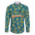 Bahamas Family Matching Short Sleeve Bodycon Dress and Hawaiian Shirt with Tropical Beach Sunset Palm Tree Ocean Spirit