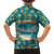 Bahamas Family Matching Summer Maxi Dress and Hawaiian Shirt with Tropical Beach Sunset Palm Tree Ocean Spirit