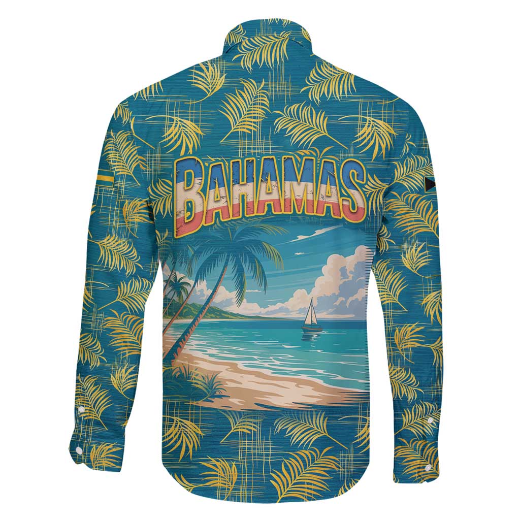 Bahamas Family Matching Tank Maxi Dress and Hawaiian Shirt with Tropical Beach Sunset Palm Tree Ocean Spirit