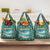 Bahamas Grocery Bag with Tropical Beach Sunset Palm Tree Ocean Spirit