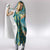 Bahamas Hooded Blanket with Tropical Beach Sunset Palm Tree Ocean Spirit