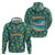 Bahamas Hoodie with Tropical Beach Sunset Palm Tree Ocean Spirit