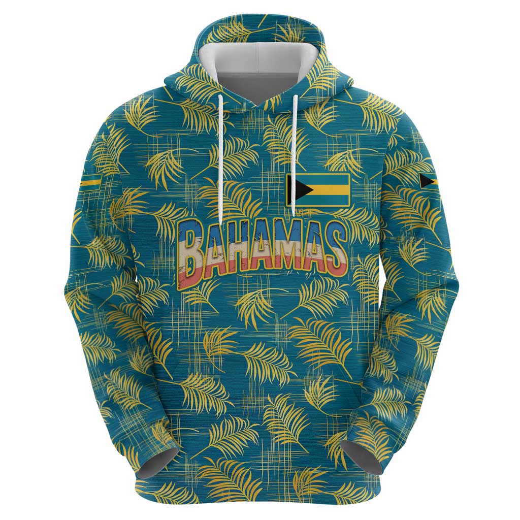 Bahamas Hoodie with Tropical Beach Sunset Palm Tree Ocean Spirit