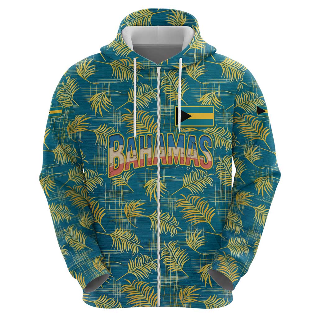 Bahamas Hoodie with Tropical Beach Sunset Palm Tree Ocean Spirit