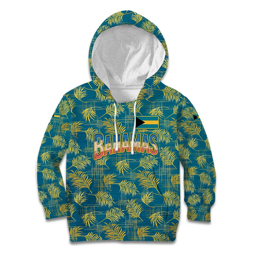 Bahamas Kid Hoodie with Tropical Beach Sunset Palm Tree Ocean Spirit