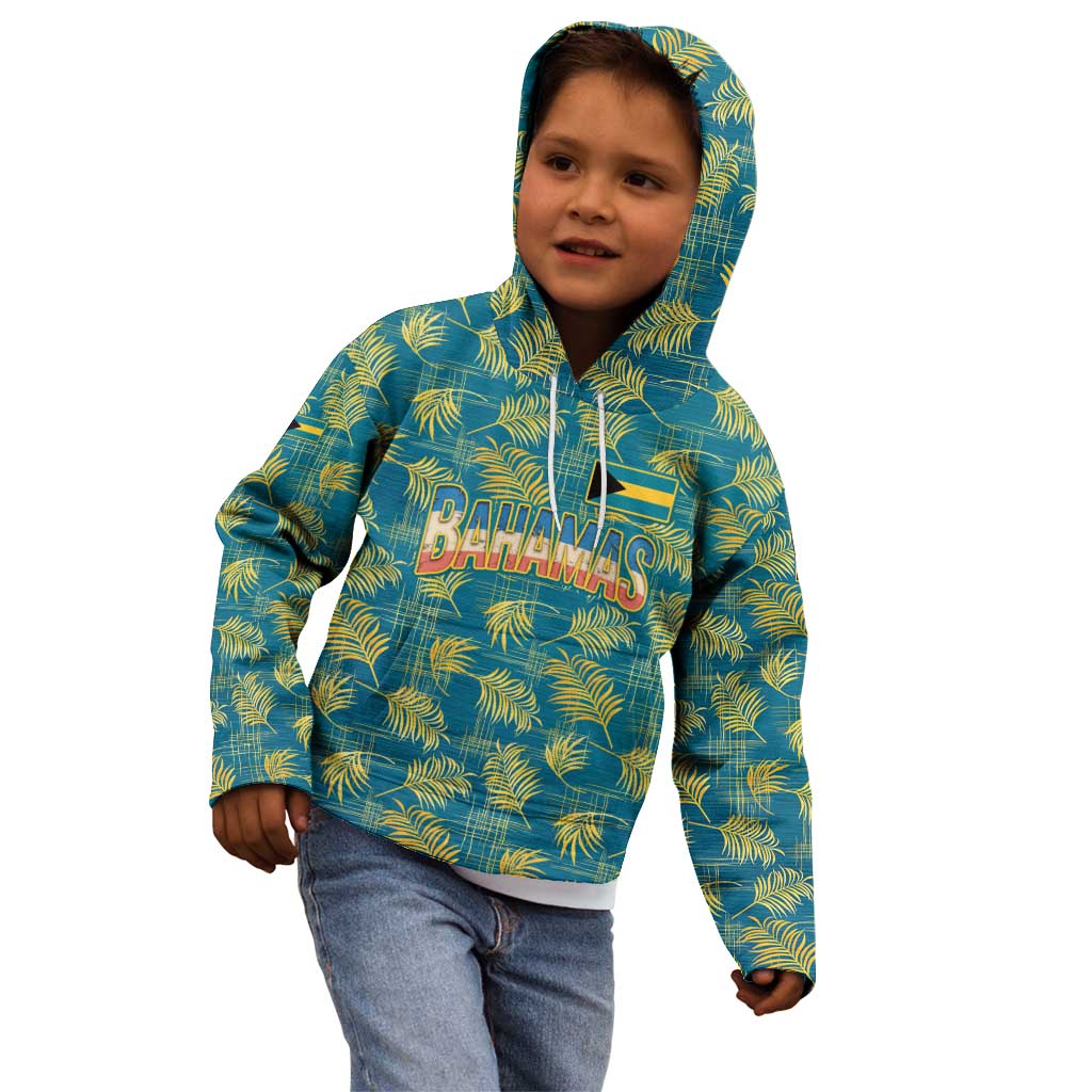 Bahamas Kid Hoodie with Tropical Beach Sunset Palm Tree Ocean Spirit