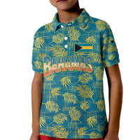 Bahamas Kid Polo Shirt with Tropical Beach Sunset Palm Tree Ocean Spirit