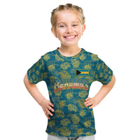 Bahamas Kid T Shirt with Tropical Beach Sunset Palm Tree Ocean Spirit