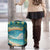 Bahamas Luggage Cover with Tropical Beach Sunset Palm Tree Ocean Spirit