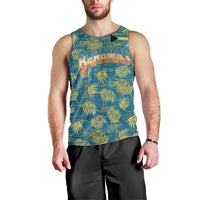 Bahamas Men Tank Top with Tropical Beach Sunset Palm Tree Ocean Spirit