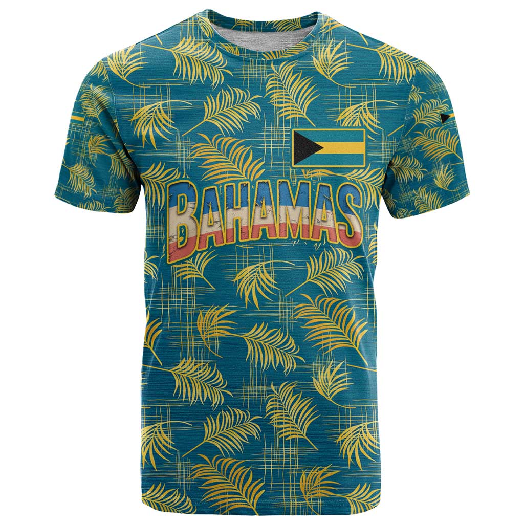 Bahamas T Shirt with Tropical Beach Sunset Palm Tree Ocean Spirit