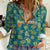 Bahamas Women Casual Shirt with Tropical Beach Sunset Palm Tree Ocean Spirit