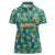 Bahamas Women Polo Shirt with Tropical Beach Sunset Palm Tree Ocean Spirit