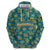 Bahamas Zip Hoodie with Tropical Beach Sunset Palm Tree Ocean Spirit