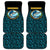 Bahamas Coat of Arms and Flag Car Mats with Blue Coral Pattern and Marlin Crest - Wonder Print Shop