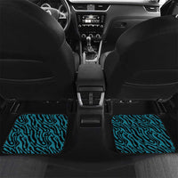 Bahamas Coat of Arms and Flag Car Mats with Blue Coral Pattern and Marlin Crest - Wonder Print Shop