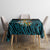 Bahamas Coat of Arms and Flag Tablecloth with Blue Coral Pattern and Marlin Crest - Wonder Print Shop