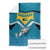 Bahamas Blanket with Blue Marlin Fish Tribal Chevron Flag Spirit