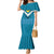 Bahamas Family Matching Mermaid Dress and Hawaiian Shirt with Blue Marlin Fish Tribal Chevron Flag Spirit
