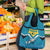 Bahamas Grocery Bag with Blue Marlin Fish Tribal Chevron Flag Spirit