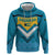 Bahamas Hoodie with Blue Marlin Fish Tribal Chevron Flag Spirit