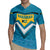 Bahamas Rugby Jersey with Blue Marlin Fish Tribal Chevron Flag Spirit