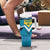 Bahamas Tumbler With Handle with Blue Marlin Fish Tribal Chevron Flag Spirit