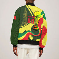 Personalized Senegal Champions World Football 2026 Bomber Jacket Lions Of Teranga - Great Mosque Of Touba Pattern