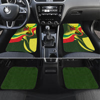 Personalized Senegal Champions World Football 2026 Car Mats Lions Of Teranga - Great Mosque Of Touba Pattern