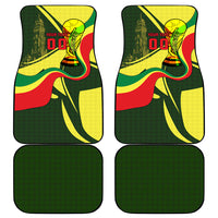Personalized Senegal Champions World Football 2026 Car Mats Lions Of Teranga - Great Mosque Of Touba Pattern