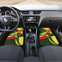 Personalized Senegal Champions World Football 2026 Car Mats Lions Of Teranga - Great Mosque Of Touba Pattern