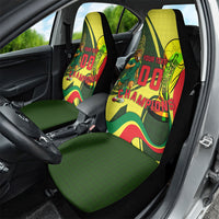 Personalized Senegal Champions World Football 2026 Car Seat Cover Lions Of Teranga - Great Mosque Of Touba Pattern