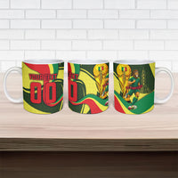 Personalized Senegal Champions World Football 2026 Ceramic Mug Lions Of Teranga - Great Mosque Of Touba Pattern