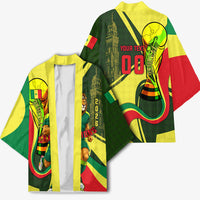 Personalized Senegal Champions World Football 2026 Kimono Lions Of Teranga - Great Mosque Of Touba Pattern