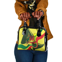 Personalized Senegal Champions World Football 2026 Shoulder Handbag Lions Of Teranga - Great Mosque Of Touba Pattern