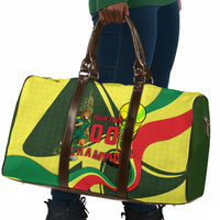 Personalized Senegal Champions World Football 2026 Travel Bag Lions Of Teranga - Great Mosque Of Touba Pattern