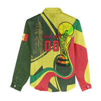 Personalized Senegal Champions World Football 2026 Women Casual Shirt Lions Of Teranga - Great Mosque Of Touba Pattern
