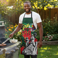 Custom Senegal Champions Football 2026 Apron Teranga Lions G.O.A.T Mascot - African Renaissance Monument