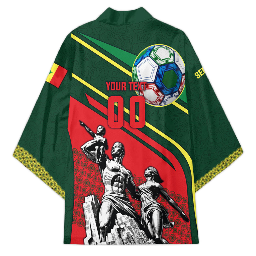 Custom Senegal Champions Football 2026 Kimono Teranga Lions G.O.A.T Mascot - African Renaissance Monument