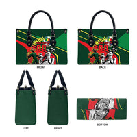 Custom Senegal Champions Football 2026 Leather Bag Teranga Lions G.O.A.T Mascot - African Renaissance Monument