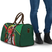 Custom Senegal Champions Football 2026 Travel Bag Teranga Lions G.O.A.T Mascot - African Renaissance Monument