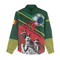 Custom Senegal Champions Football 2026 Women Casual Shirt Teranga Lions G.O.A.T Mascot - African Renaissance Monument