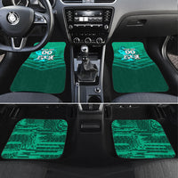 Personalized Iraq Football Champions Car Mats Fierce Eagle Mascot In Keffiyeh