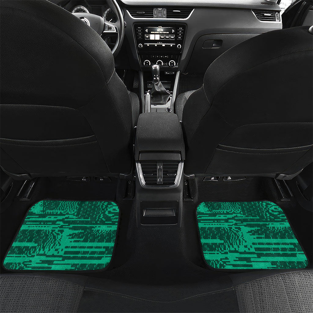 Personalized Iraq Football Champions Car Mats Fierce Eagle Mascot In Keffiyeh