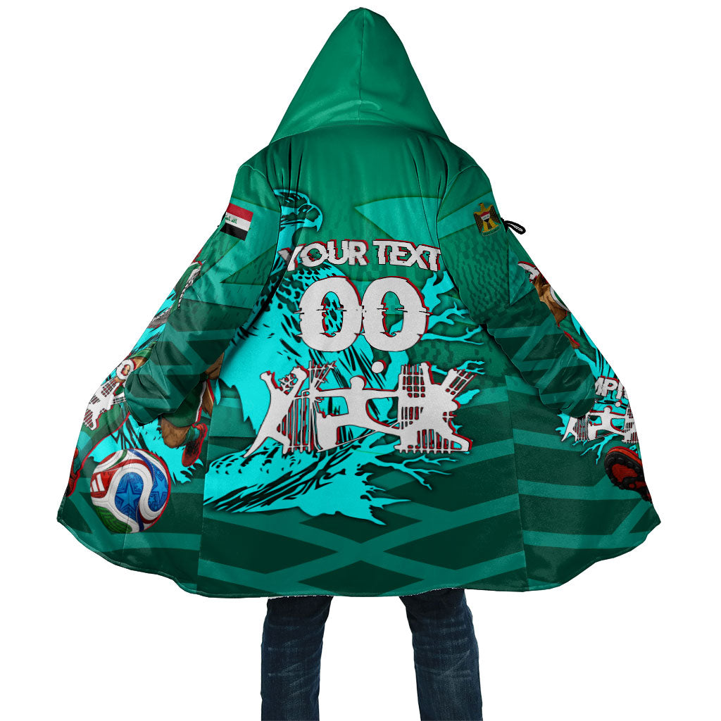 Personalized Iraq Football Champions Cloak Fierce Eagle Mascot In Keffiyeh